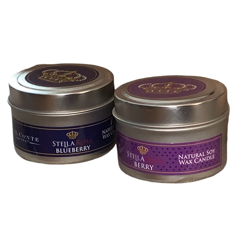 Blueberry and Berry Natural Soy Wax Candle Set